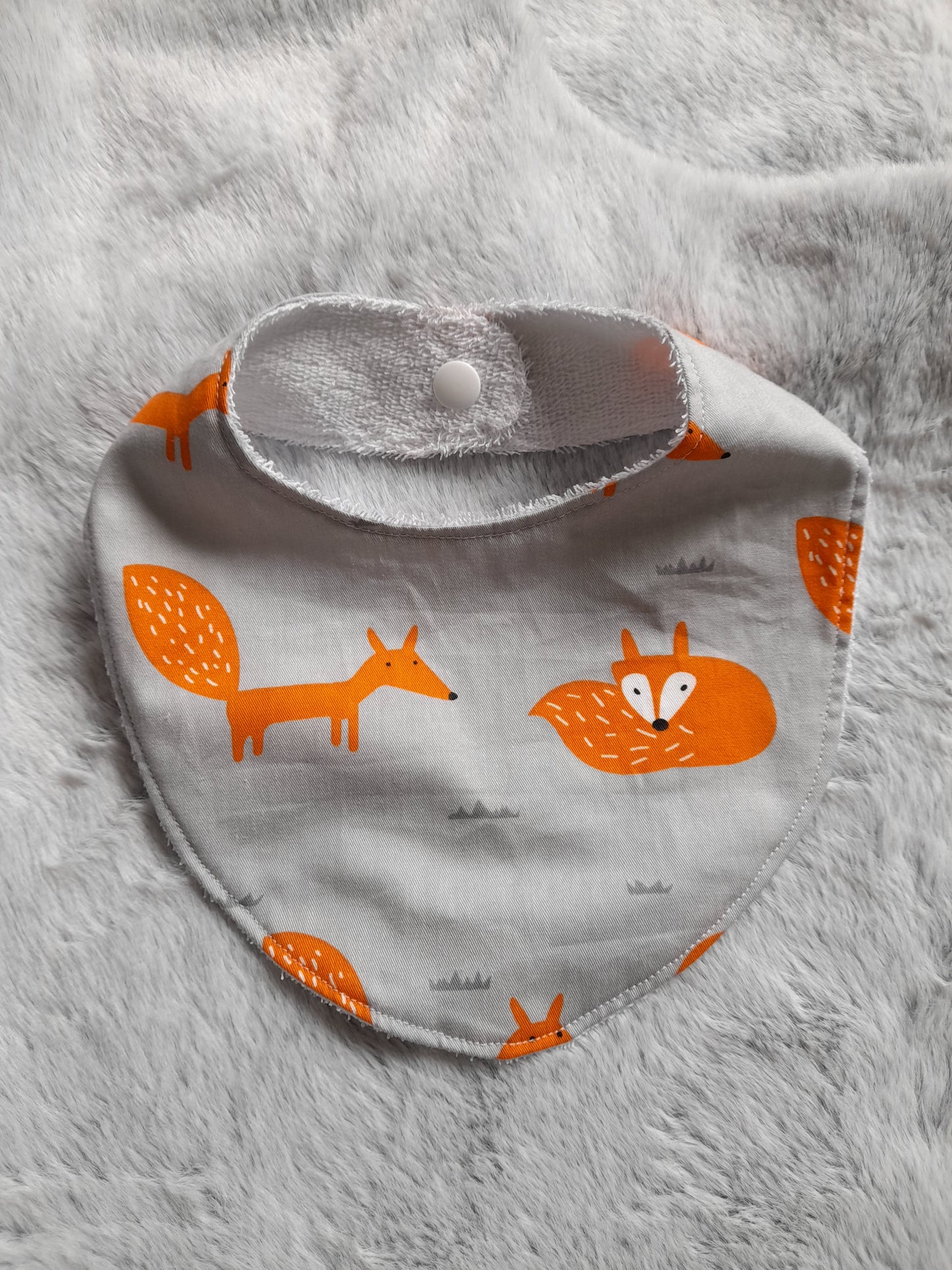 Gift Set D - set of 3 - Reversible bib, Bib and Small Wooden Ring